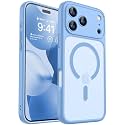 CANSHN Magnetic Shockproof for iPhone 18 Pro Case, Glacier Blue