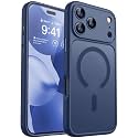 CANSHN Magnetic Shockproof for iPhone 18 Pro Case, Deep Blue