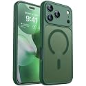 CANSHN Magnetic Shockproof for iPhone 18 Pro Max Case, Deep Green