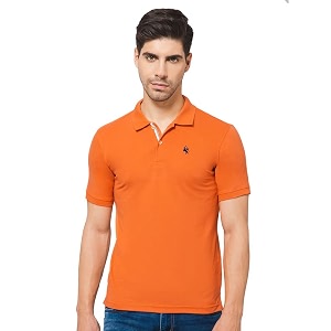 cantabil t-shirt for men l breathable amp soft with color fastness regular fit round neck poly cotton fabric printed pattern