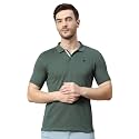 Cantabil T-Shirt for Men l Breathable &amp; Soft with Color Fastness Regular Fit Round Neck Poly Cotton Fabric Printed Pattern