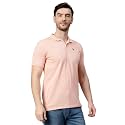 Cantabil T-Shirt for Men l Breathable &amp; Soft with Color Fastness Regular Fit Round Neck Poly Cotton Fabric Printed Pattern
