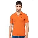 Cantabil T-Shirt for Men l Breathable &amp; Soft with Color Fastness Regular Fit Round Neck Poly Cotton Fabric Printed Pattern
