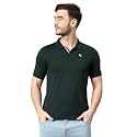 Cantabil T-Shirt for Men l Breathable &amp; Soft with Color Fastness Regular Fit Round Neck Poly Cotton Fabric Printed Pattern