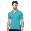 Cantabil T-Shirt for Men l Breathable &amp; Soft with Color Fastness Regular Fit Round Neck Poly Cotton Fabric Printed Pattern
