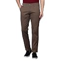 Cantabil Black Solid Non Pleated Regular Fit