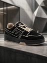 CANTABIL Canatbil Mens Black Colourblock Casual Sneakers