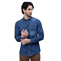 Cantabil Denim Shirt Collar Full Sleeve Regular