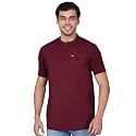Cantabil Men39s Solid Mandarin Collar Half Sleeves