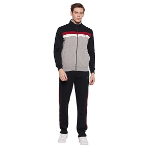 Cantabil Men Color Block Tracksuit P MTRS00013