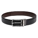 Cantabil Men Formal BlackBrown Reversible Leather Belt