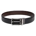 Cantabil Men Formal BlackBrown Reversible Leather Belt