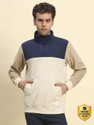 CANTABIL Men Full Sleeve Color Block Sweatshirt