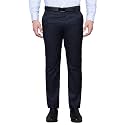 Cantabil Men Navy Blue Regular Fit Formal