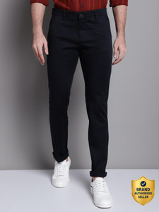 CANTABIL Men Regular Fit Dark Blue Cotton