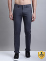 CANTABIL Regular Fit Men Grey Trousers