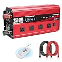 Cantonape 2000W Power Inverter 12V to 110V/120V DC to AC with LCD Display