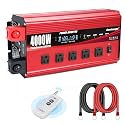 Cantonape 4000W Power Inverter 12V to 110V/120V DC to AC with LCD Display