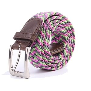 canvas elastic fabric woven stretch multicolored braided belts