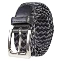 Canvas Elastic Fabric Woven Stretch Multicolored Braided Belts