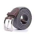 Canvas Elastic Fabric Woven Stretch Multicolored Braided Belts