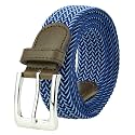 Canvas Elastic Fabric Woven Stretch Multicolored Braided Belts