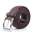 Canvas Elastic Fabric Woven Stretch Multicolored Braided Belts