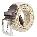 Canvas Elastic Fabric Woven Stretch Multicolored Braided Belts