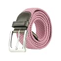 Canvas Elastic Fabric Woven Stretch Multicolored Braided Belts