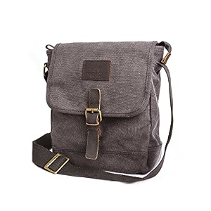 canvas messenger bag topwolf small crossbody bag casual travel working tools bag shoulder bag hold phone handset anti theft