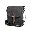 Canvas Messenger Bag TOPWOLF Small Crossbody Bag Casual Travel Working Tools Bag Shoulder Bag Hold Phone Handset Anti Theft