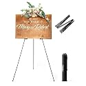Easel Stand for Painting Ohuhu Painting Stand for Artist Lightweight Portable Canvas Stand for Painting Drawing Stand Adjustable Art Stand Welcome Board Stand Drawing Board Stand 63''/5.2FT Max Load 7KG