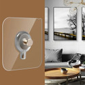 CANWAY Self Adhesive Nail Hook for hanging frames, No Drilling Needed Heavy Duty Hook 10