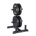 CAP 2-inch Olympic Bumper Plate Weight Set | 100-370 lbs | Multiple Colors | Storage Rack Optional