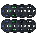 CAP 2-inch Olympic Bumper Plate Weight Set | 100-370 lbs | Multiple Colors | Storage Rack Optional