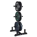 CAP 2-inch Olympic Bumper Plate Weight Set | 100-370 lbs | Multiple Colors | Storage Rack Optional