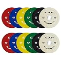 CAP 2-inch Olympic Bumper Plate Weight Set | 100-370 lbs | Multiple Colors | Storage Rack Optional