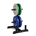 CAP 2-inch Olympic Bumper Plate Weight Set | 100-370 lbs | Multiple Colors | Storage Rack Optional