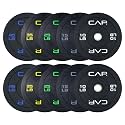 CAP 2-inch Olympic Bumper Plate Weight Set | 100-370 lbs | Multiple Colors | Storage Rack Optional
