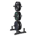CAP 2-inch Olympic Bumper Plate Weight Set | 100-370 lbs | Multiple Colors | Storage Rack Optional