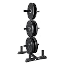 CAP 2-inch Olympic Bumper Plate Weight Set | 100-370 lbs | Multiple Colors | Storage Rack Optional