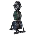 CAP 2-inch Olympic Bumper Plate Weight Set | 100-370 lbs | Multiple Colors | Storage Rack Optional