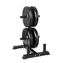 CAP 2-inch Olympic Bumper Plate Weight Set | 100-370 lbs | Multiple Colors | Storage Rack Optional