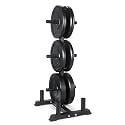 CAP 2-inch Olympic Bumper Plate Weight Set | 100-370 lbs | Multiple Colors | Storage Rack Optional