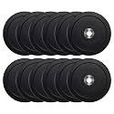 CAP 2-inch Olympic Bumper Plate Weight Set | 100-370 lbs | Multiple Colors | Storage Rack Optional