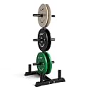 CAP 2-inch Olympic Bumper Plate Weight Set | 100-370 lbs | Multiple Colors | Storage Rack Optional