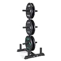 CAP 2-inch Olympic Bumper Plate Weight Set | 100-370 lbs | Multiple Colors | Storage Rack Optional