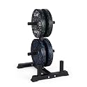 CAP 2-inch Olympic Bumper Plate Weight Set | 100-370 lbs | Multiple Colors | Storage Rack Optional