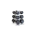 CAP Dumbbell Set with Rack, Rubber Coated Hex Free Weight Set | 100–300 lb Options, Vertical Space-Saving Storage for Home Gym Strength Training