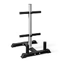 CAP Olympic Bumper Plate Tree Rack with Barbell Holders, Heavy-Duty Weight Plate Storage Rack for Home Gym, Steel Olympic Plate Organizer Stand, Multiple Color & Size Options